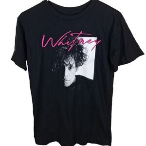 Whitney Houston T Shirt Unisex Size Small Black